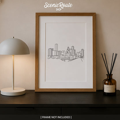 Houston Texas Skyline Art Print