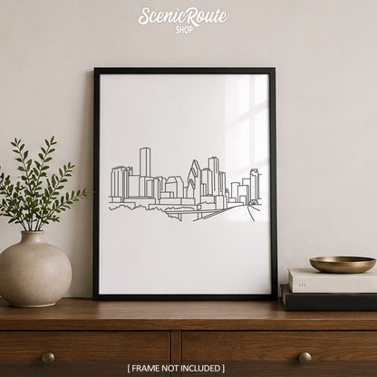 Houston Texas Skyline Art Print