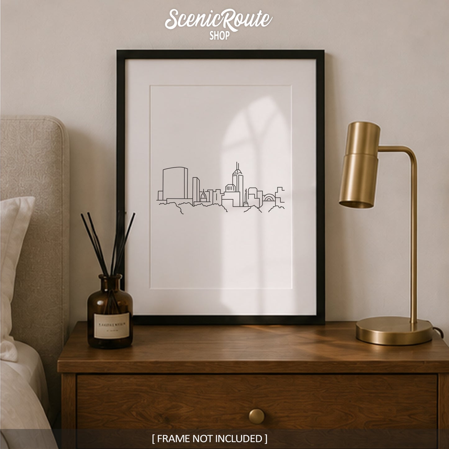 Indianapolis Indiana Skyline Art Print