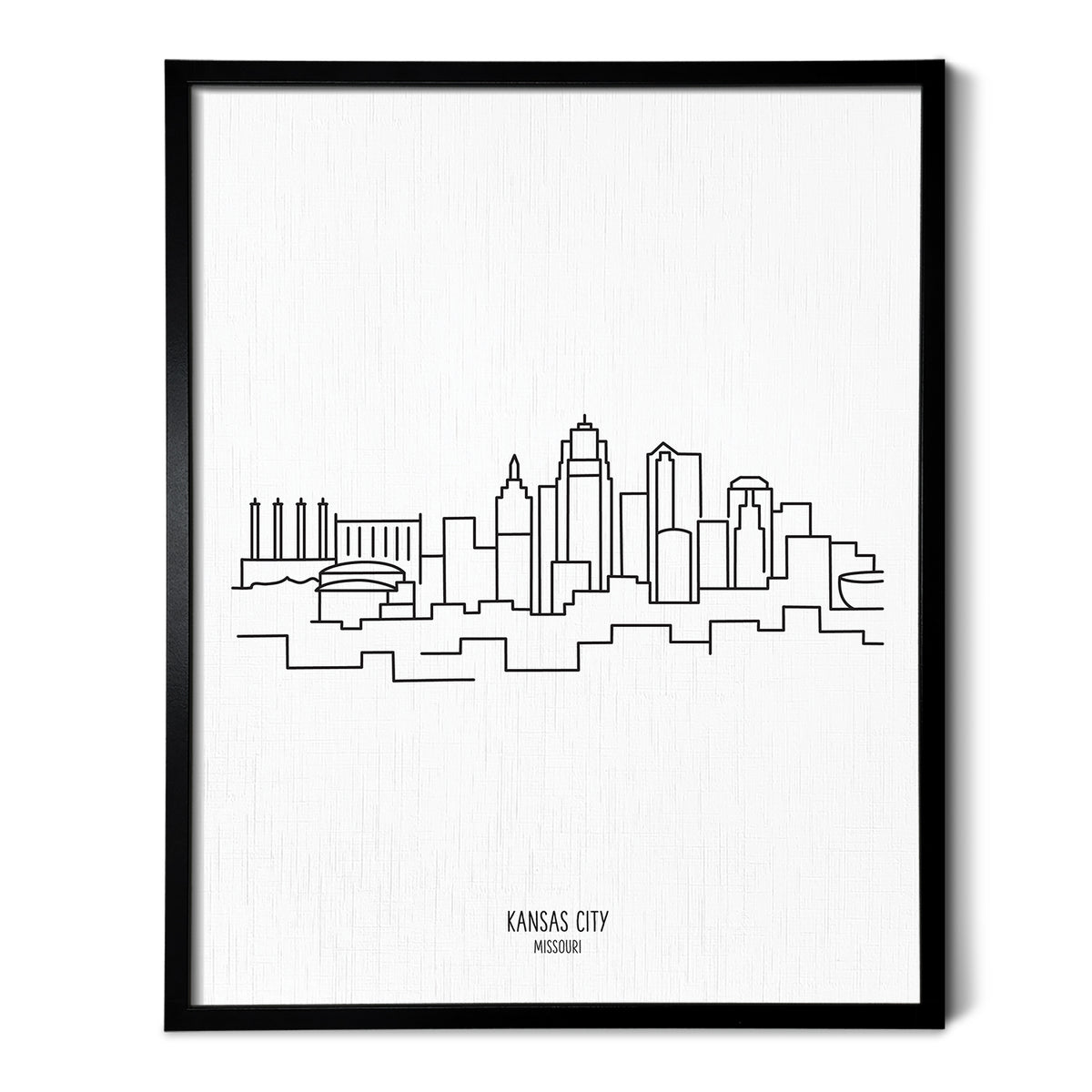 Kansas City Missouri Skyline Art Print