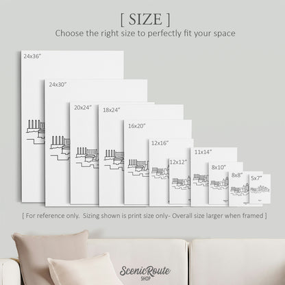 Kansas City Missouri Skyline Art Print