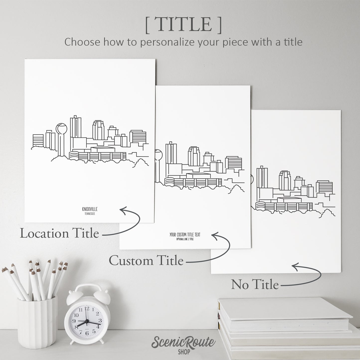 Knoxville Tennessee Skyline Art Print