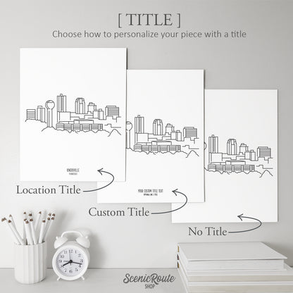 Knoxville Tennessee Skyline Art Print