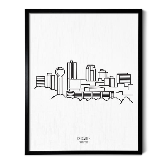 Knoxville Tennessee Skyline Art Print