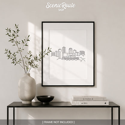Knoxville Tennessee Skyline Art Print