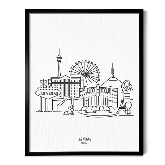 Las Vegas Nevada Skyline Art Print