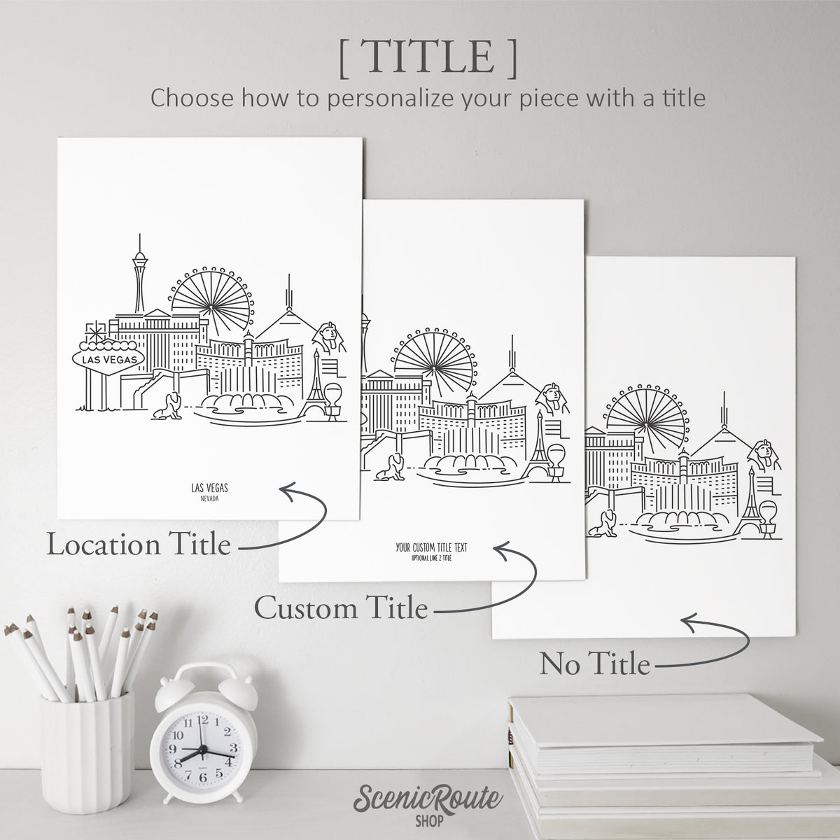 Las Vegas Nevada Skyline Art Print