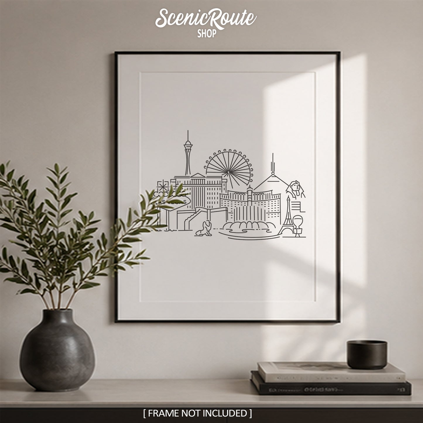 Las Vegas Nevada Skyline Art Print