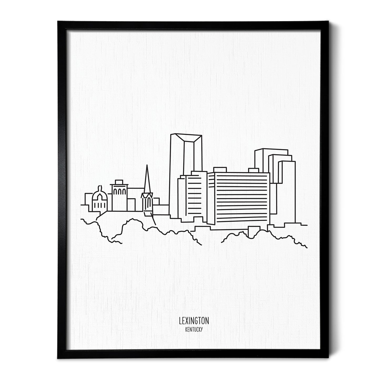 Lexington Kentucky Skyline Art Print