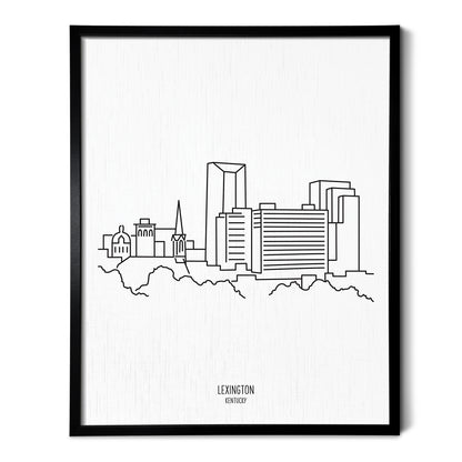 Lexington Kentucky Skyline Art Print