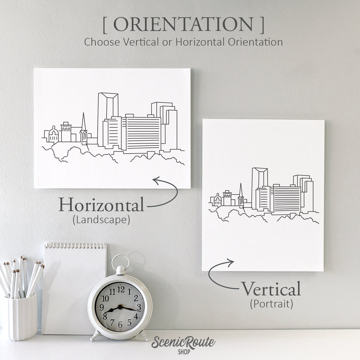 Lexington Kentucky Skyline Art Print