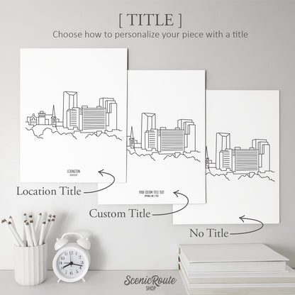 Lexington Kentucky Skyline Art Print