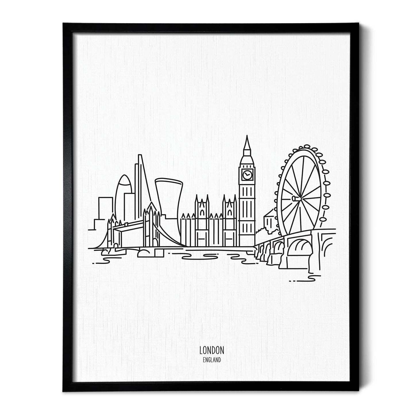 London England Skyline Art Print
