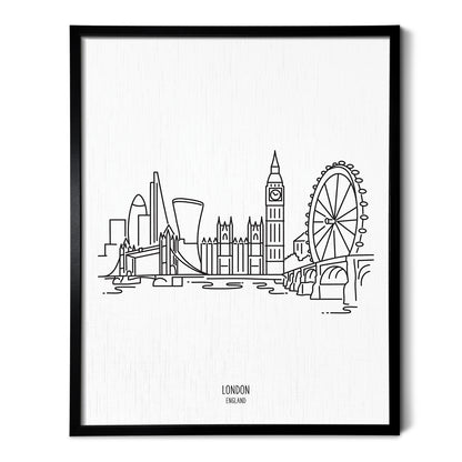 London England Skyline Art Print
