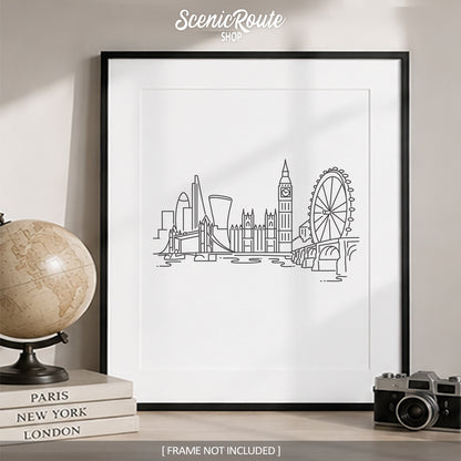 London England Skyline Art Print