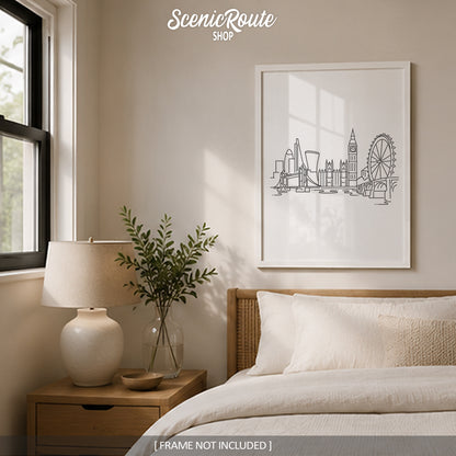 London England Skyline Art Print