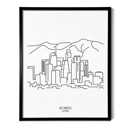 Los Angeles California Skyline Art Print