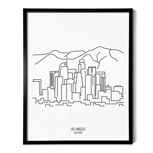 Los Angeles California Skyline Art Print