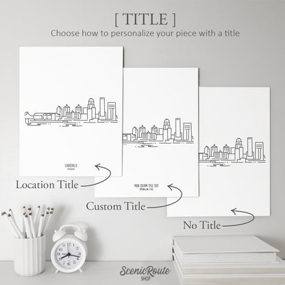 Louisville Kentucky Skyline Art Print