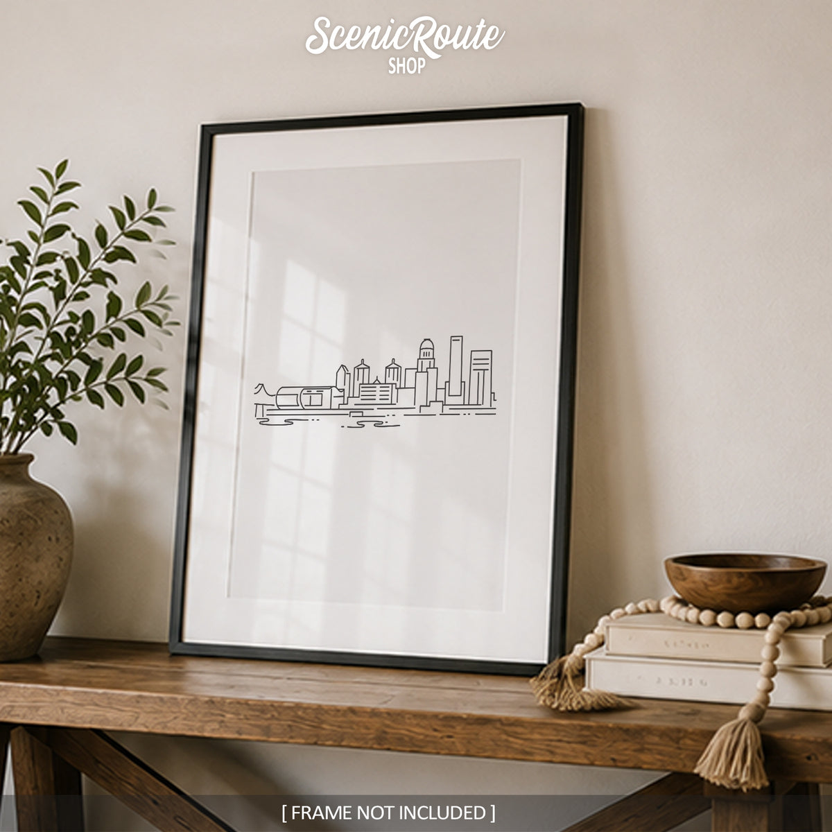 Louisville Kentucky Skyline Art Print