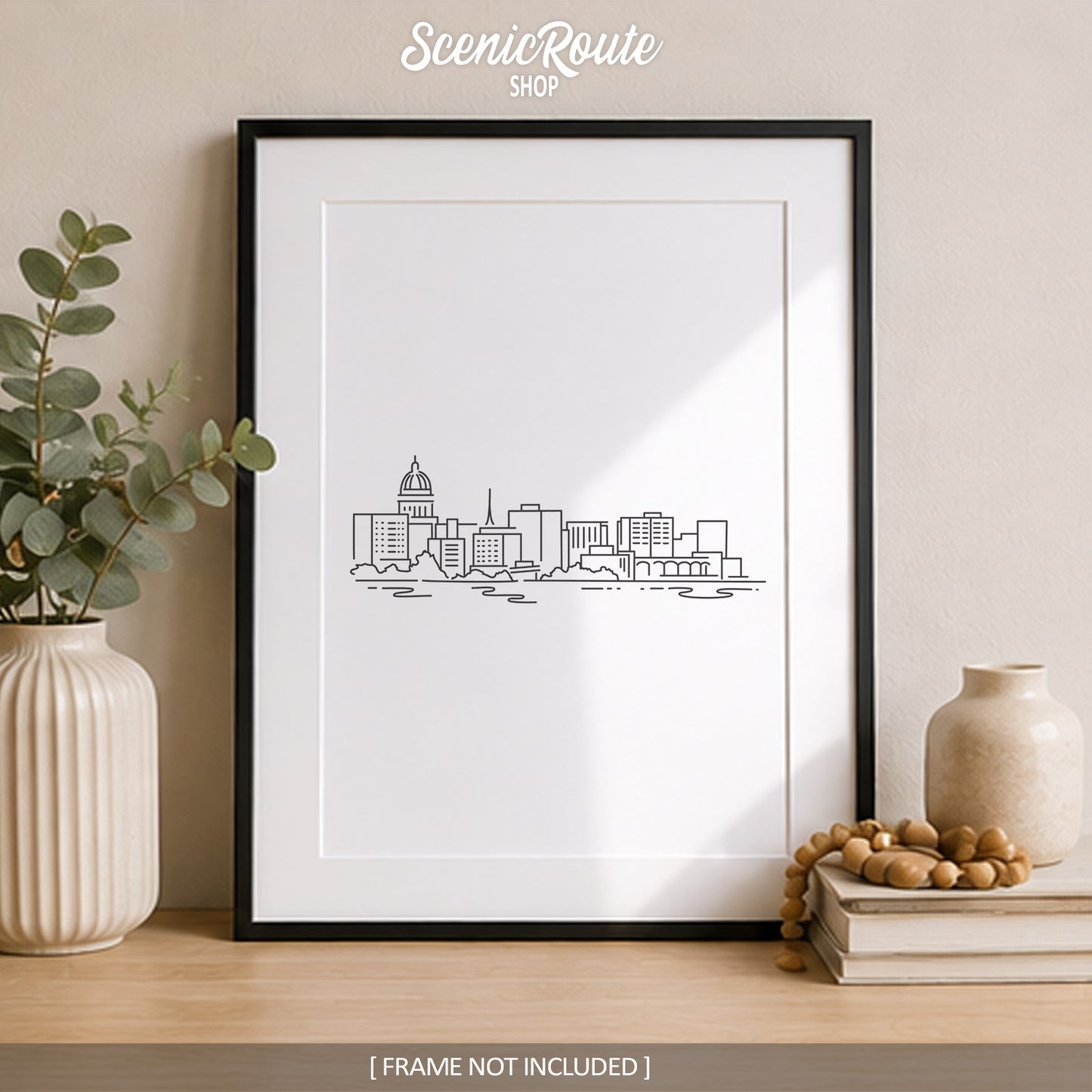 Madison Wisconsin Skyline Art Print