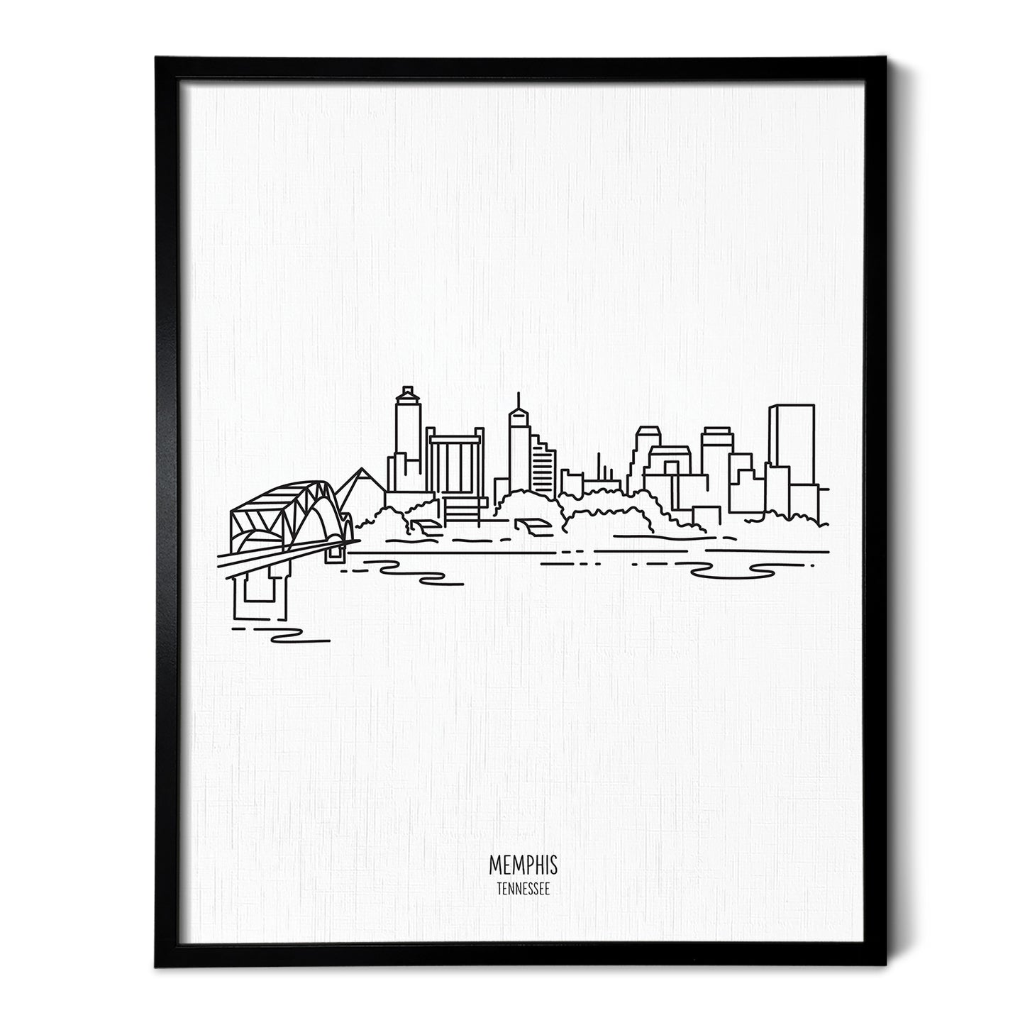 Memphis Tennessee Skyline Art Print