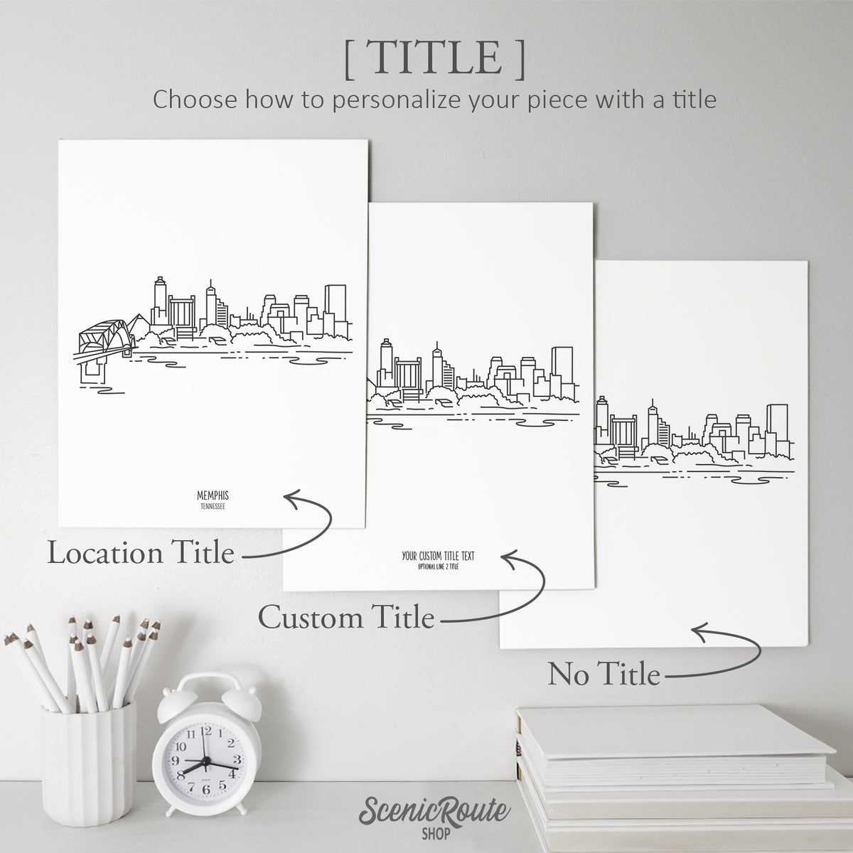 Memphis Tennessee Skyline Art Print