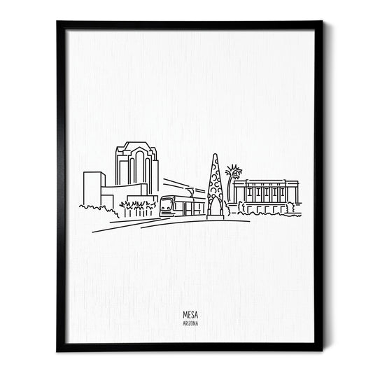 Mesa Arizona Skyline Art Print