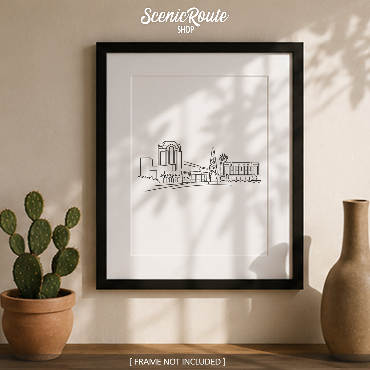 Mesa Arizona Skyline Art Print