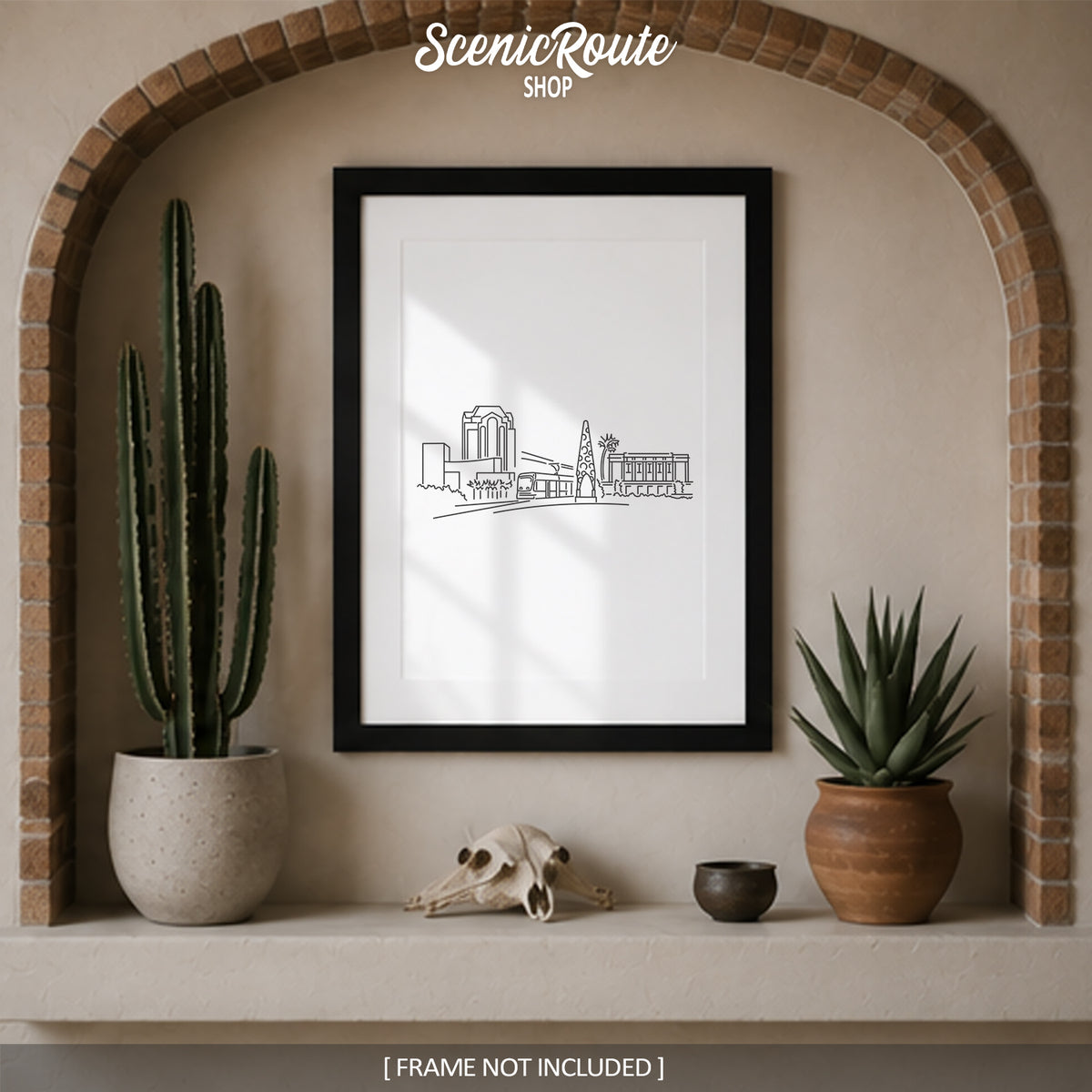 Mesa Arizona Skyline Art Print
