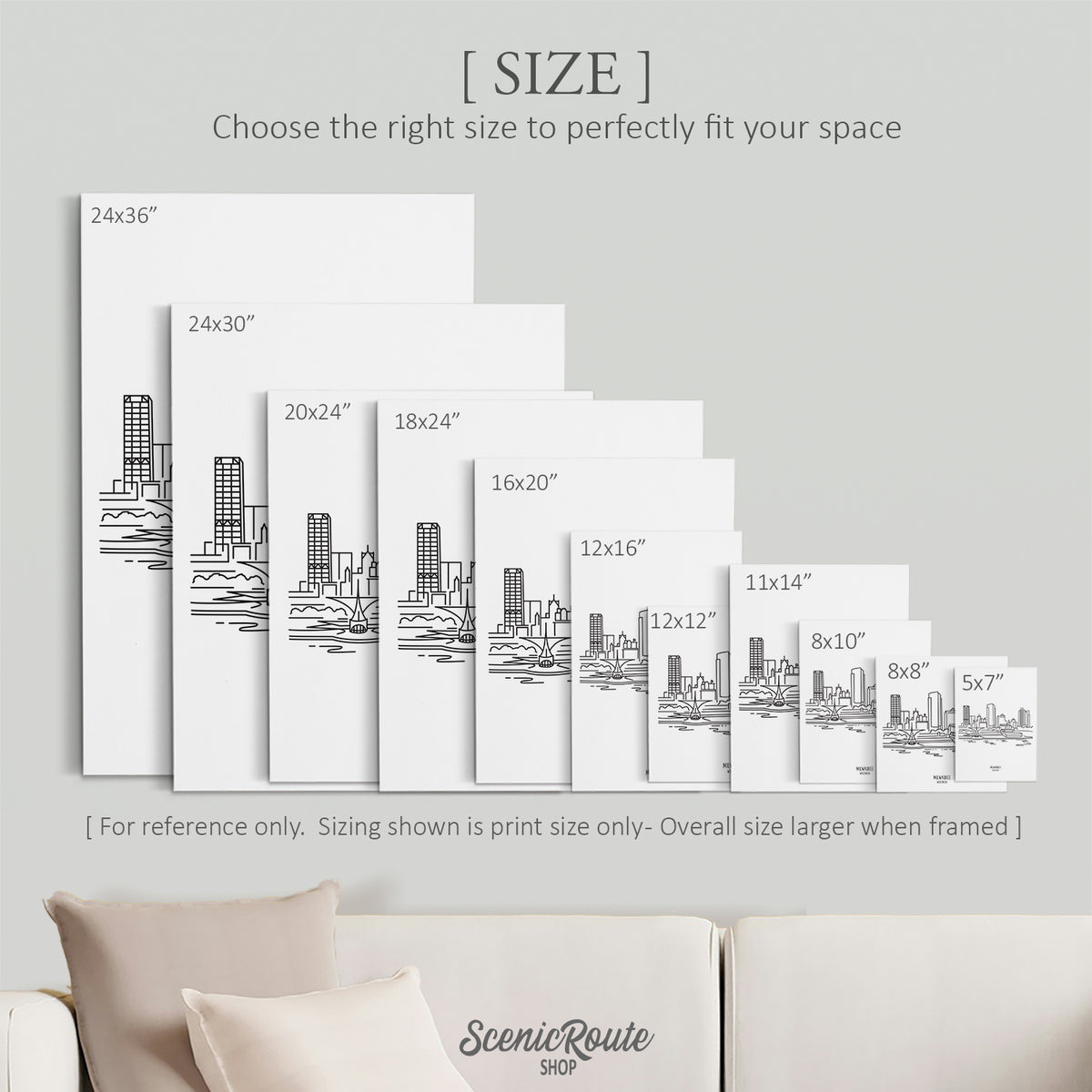 Milwaukee Wisconsin Skyline Art Print