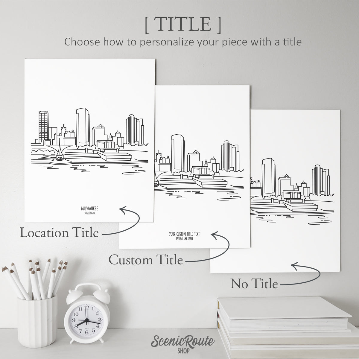 Milwaukee Wisconsin Skyline Art Print