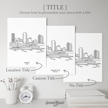 Milwaukee Wisconsin Skyline Art Print