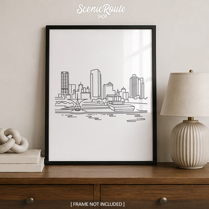 Milwaukee Wisconsin Skyline Art Print