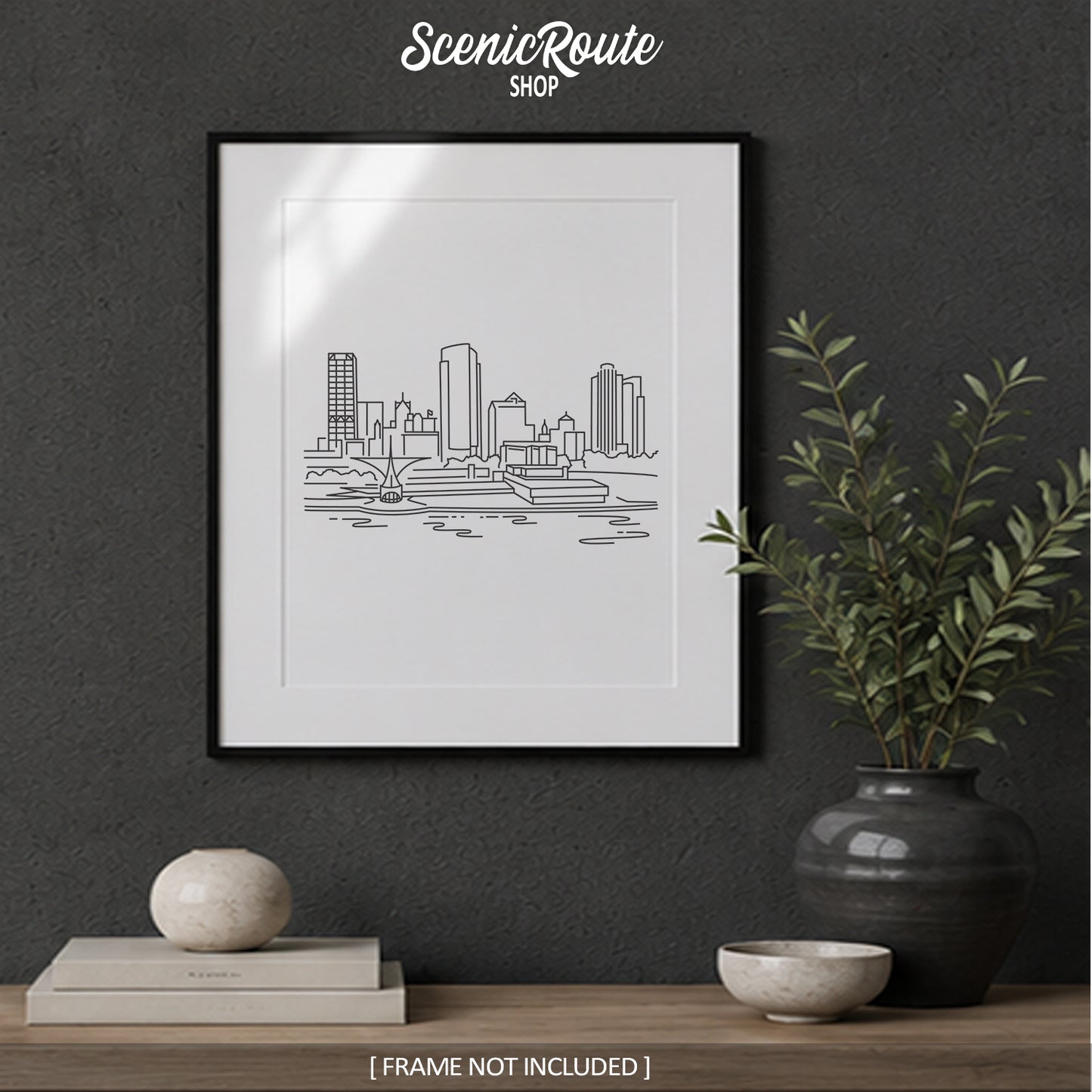 Milwaukee Wisconsin Skyline Art Print