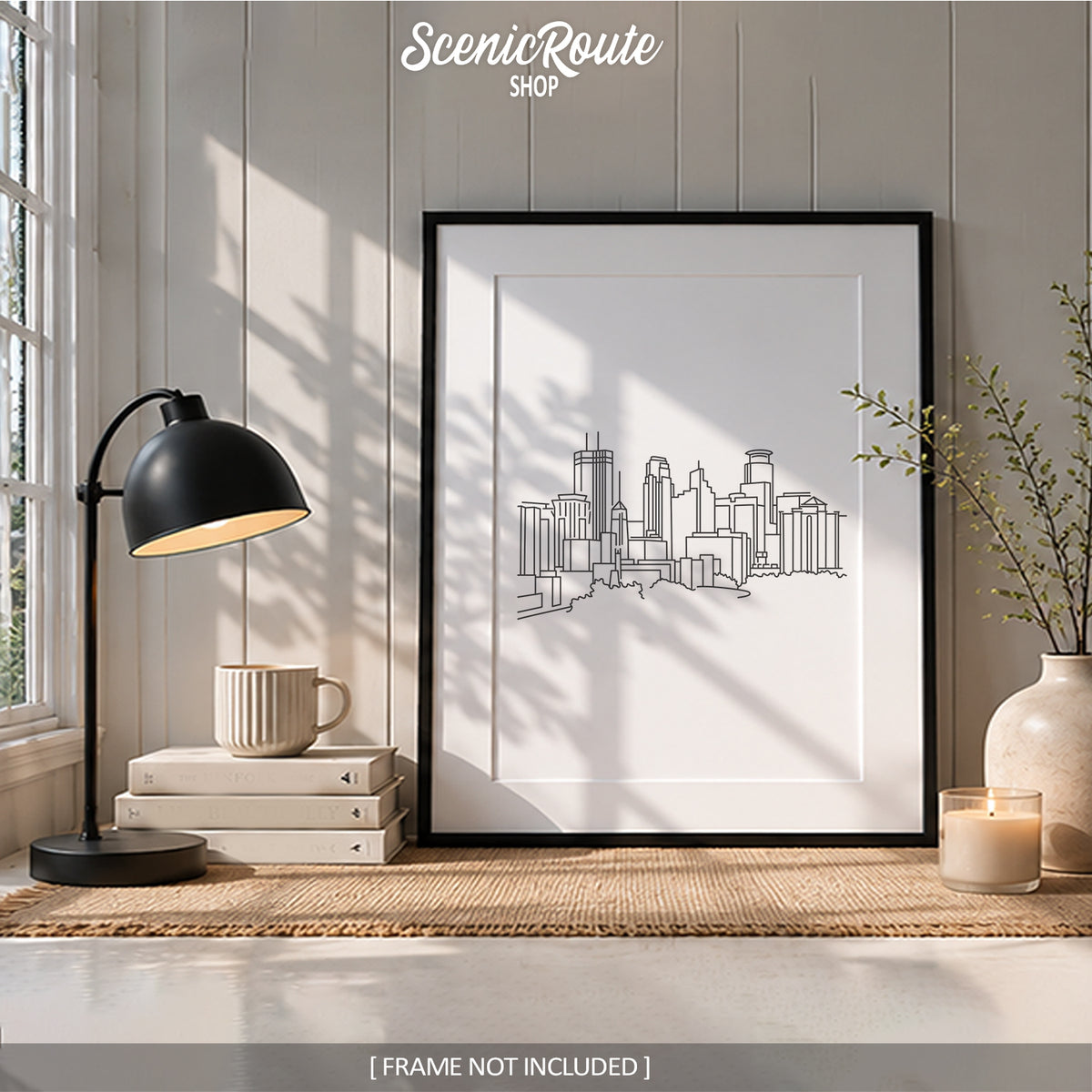 Minneapolis Minnesota Skyline Art Print