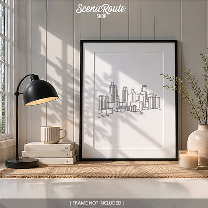 Minneapolis Minnesota Skyline Art Print