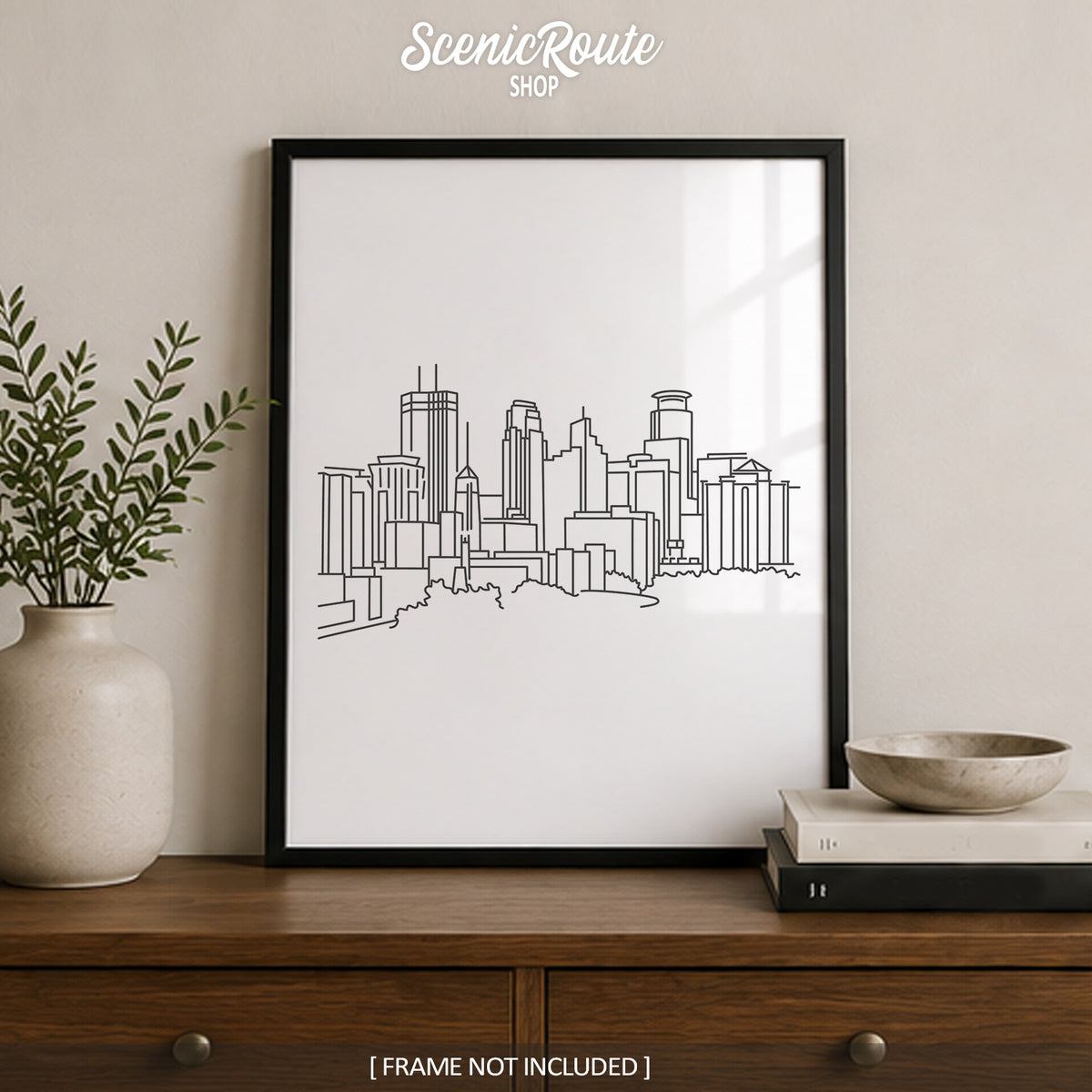 Minneapolis Minnesota Skyline Art Print