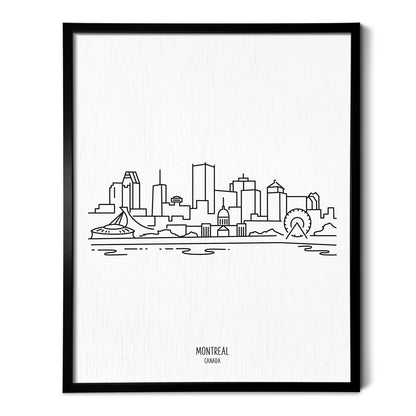 Montreal Canada Skyline Art Print