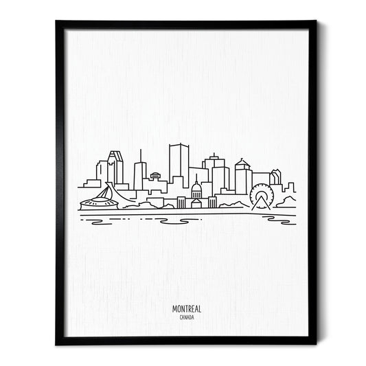 Montreal Canada Skyline Art Print