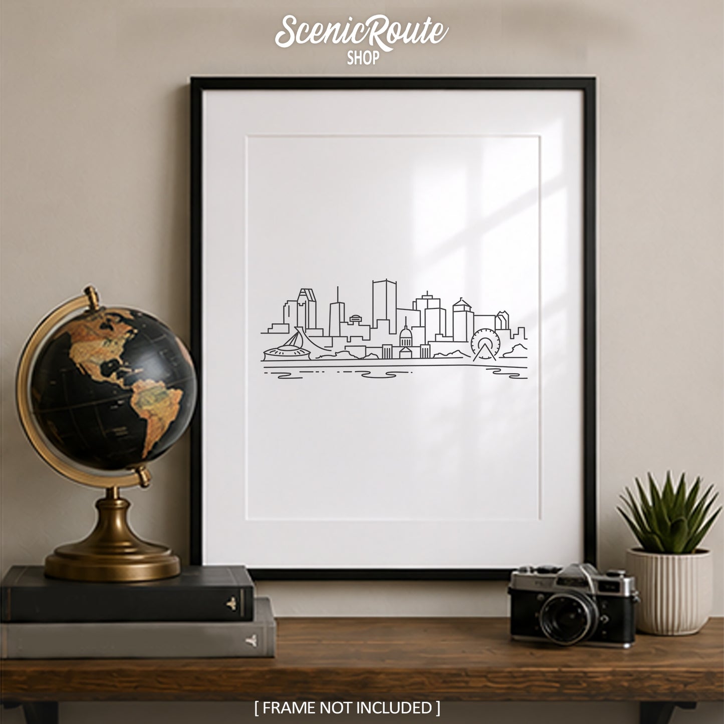 Montreal Canada Skyline Art Print
