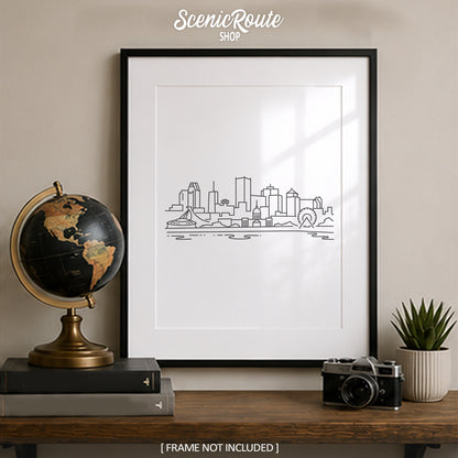 Montreal Canada Skyline Art Print