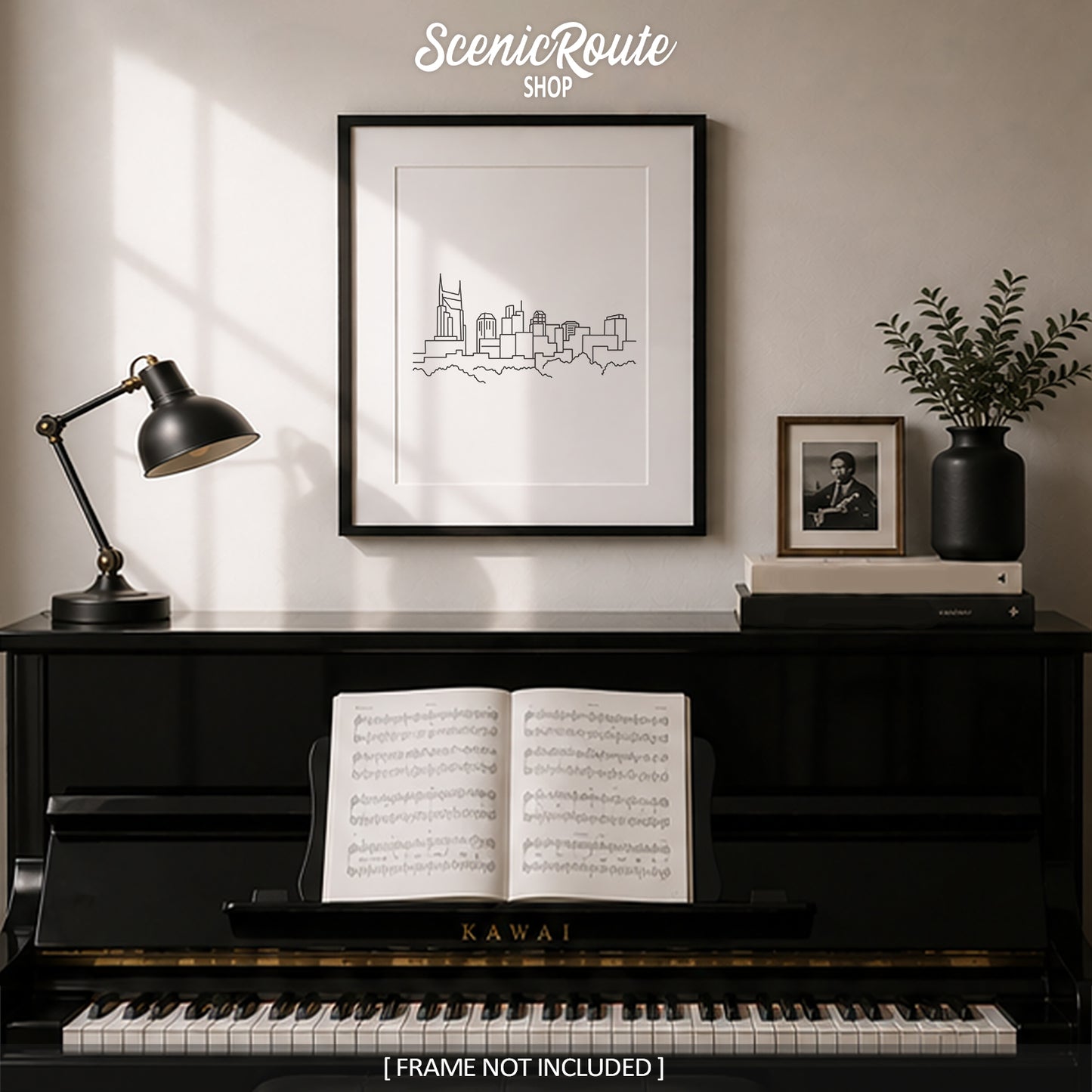 Nashville Tennessee Skyline Art Print