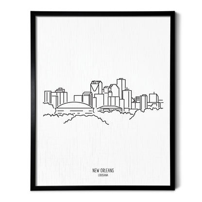 New Orleans Louisiana Skyline Art Print