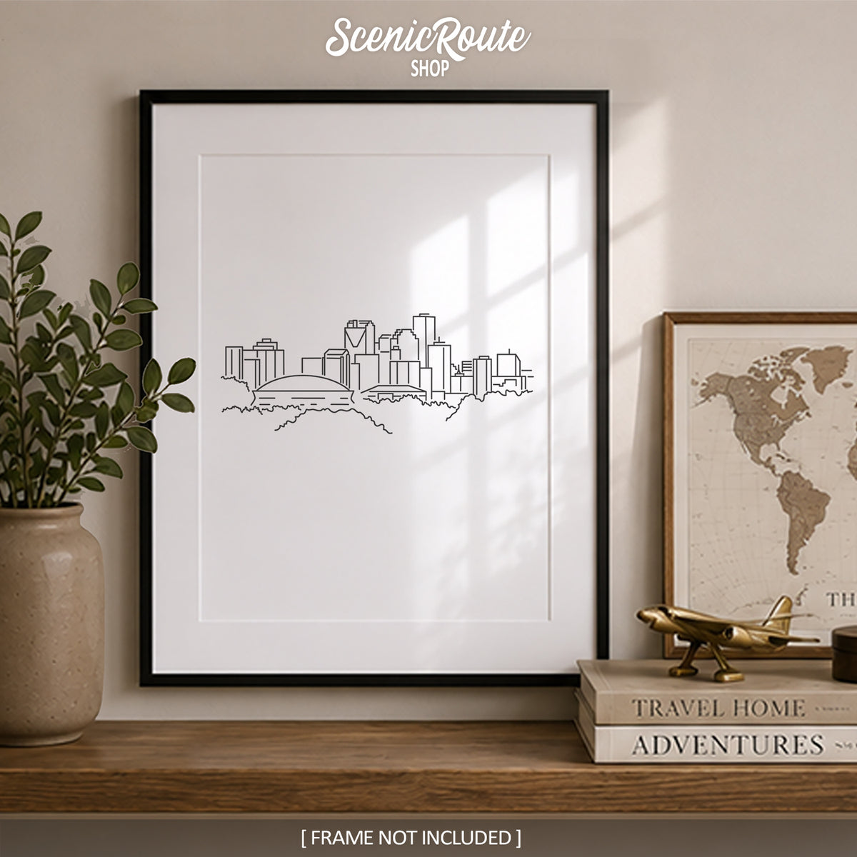 New Orleans Louisiana Skyline Art Print