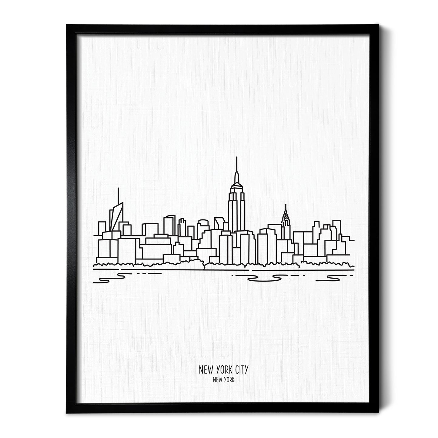 New York City Skyline Featuring the Empire State Art Print