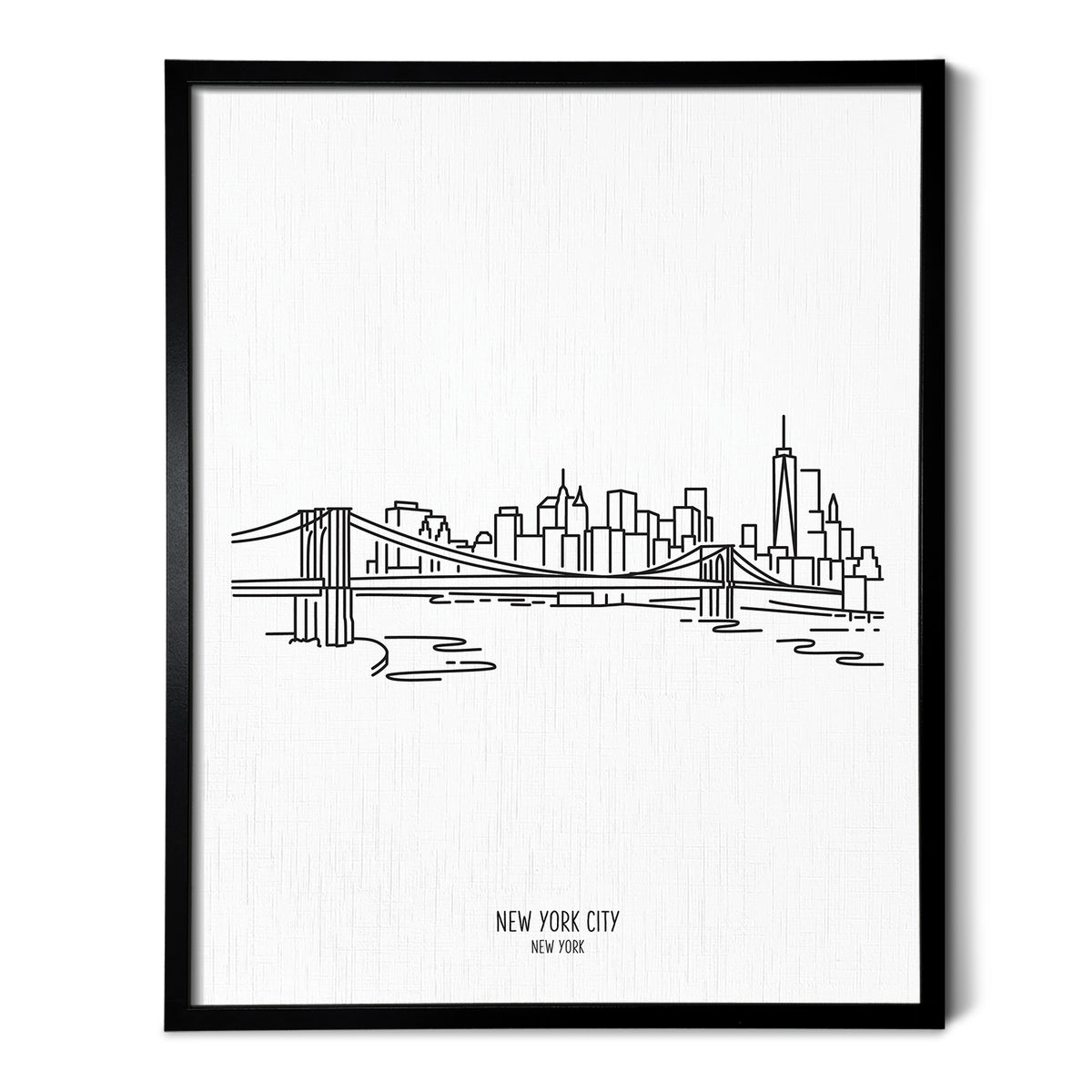 New York City Skyline Featuring the Freedom Tower Art Print