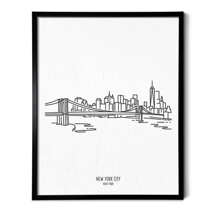 New York City Skyline Featuring the Freedom Tower Art Print