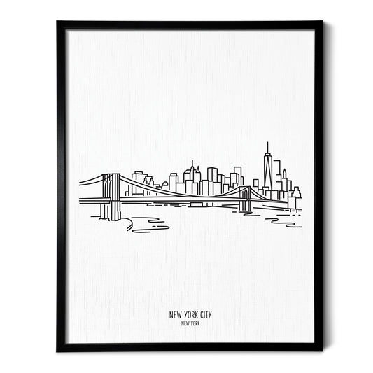 New York City Skyline Featuring the Freedom Tower Art Print