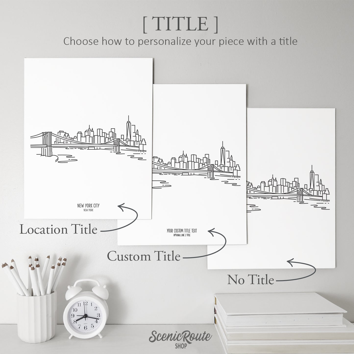 New York City Skyline Featuring the Freedom Tower Art Print